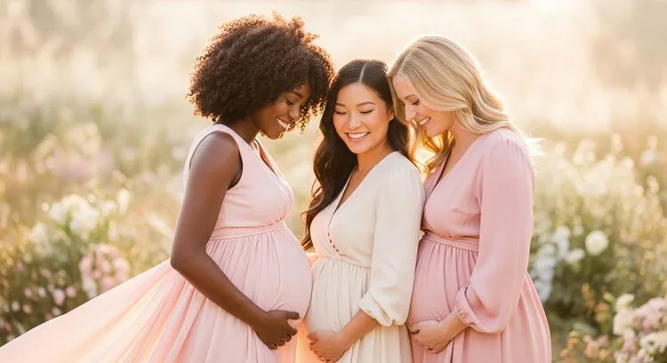 Expectant mothers preparing for their babies