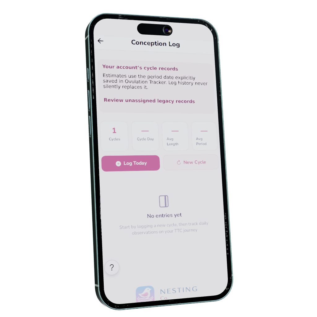 Demo Conception Log — Nesting Co. app preview.